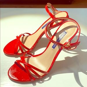 Stuart Weitzman Heeled Sandal Red